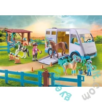 Playmobil 71493 Horses of Waterfall Hordozható lovas suli játékszett