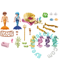 Playmobil 71500 Princess Magic Hableány csikóhalas hintóval játékszett