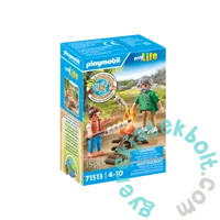 Playmobil 71513 My Life Tábortűz pillecukorral játékszett