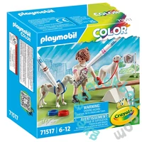 Playmobil 71517 Color Színezhető Kutyatréning játékszett