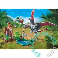 Playmobil 71525 Dinos Dimorphodon megfigyelő állomás játékszett