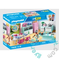 Playmobil 71608 My Life Konyha étkezővel játékszett