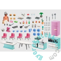 Playmobil 71608 My Life Konyha étkezővel játékszett