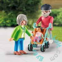 Playmobil 71613 My Life Nagyszülők kisbabával játékszett