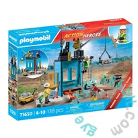 Playmobil 71650 Action Heroes Építkezés játékszett