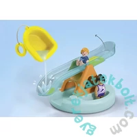 Playmobil 71687 Junior Fürdősziget vízicsúszdával játékszett