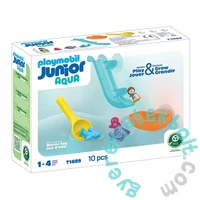 Playmobil 71689 Junior Vízi csúszda tengeri állatkákkal játékszett