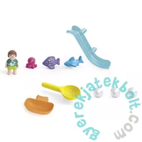 Playmobil 71689 Junior Vízi csúszda tengeri állatkákkal játékszett