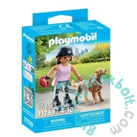 Playmobil 71739 My Life Korcsolyázó lány retrieverrel  játékszett