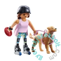 Playmobil 71739 My Life Korcsolyázó lány retrieverrel  játékszett