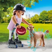 Playmobil 71739 My Life Korcsolyázó lány retrieverrel  játékszett