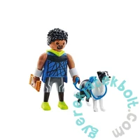 Playmobil 71740 My Life Kocogó srác border collie-val