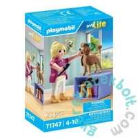 Playmobil 71747 My Life Kutyakozmetikus játékszett