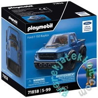 Playmobil 71858 X Ford F-150 Raptor játékautó, figurával