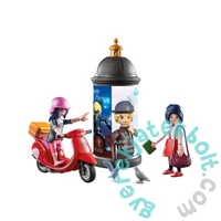 Playmobil 71864 Miraculos Párizs utcáin mopeddel játékszett