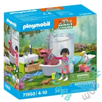 Playmobil 71950 Animal &amp; Friends Állatfürdető játékszett