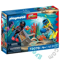 Playmobil 72078 City Action Rendőrbúvár kincsekkel játékszett