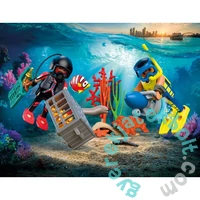 Playmobil 72078 City Action Rendőrbúvár kincsekkel játékszett