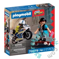 Playmobil 72079 City Action Motoros üldözés játékszett