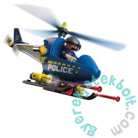 Playmobil 72080 City Action Rendőrhelikopter radarral játékszett