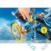 Playmobil - Air StuntShow - Légi kaszkadőrök - Főnix kétfedelű repülőgép játékszett