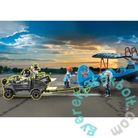 Playmobil - Air StuntShow - Légi kaszkadőrök - Főnix kétfedelű repülőgép játékszett