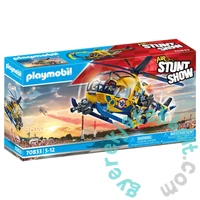 Playmobil - Air StuntShow - Légi kaszkadőrök - Helikopter filmforgatáshoz játékszett