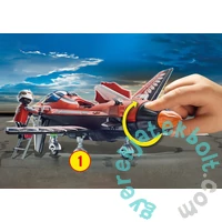 Playmobil - Air StuntShow - Légi kaszkadőrök - Sas sugárhajtású repülőgép játékszett