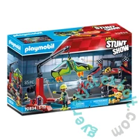 Playmobil - Air StuntShow - Légi kaszkadőrök - Szervizállomás játékszett