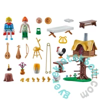 Playmobil - Asterix - Hangianix és a faház játékszett