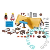 Playmobil - Asterix - Unhygienix - Analfabetix kunyhója játékszett