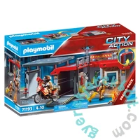 Playmobil - City Action - Hordozható tűzoltóság játékszett