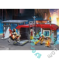 Playmobil - City Action - Hordozható tűzoltóság játékszett