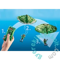 Playmobil - City Action - Rendőrségi helikopter - Ejtőernyős üldözés játékszett