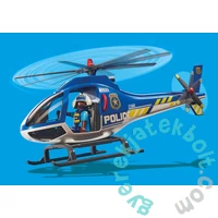 Playmobil - City Action - Rendőrségi helikopter - Ejtőernyős üldözés játékszett