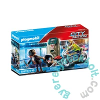 Playmobil - City Action - Rendőrségi motor - Pénztolvaj nyomában