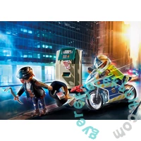 Playmobil - City Action - Rendőrségi motor - Pénztolvaj nyomában 