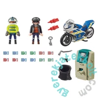 Playmobil - City Action - Rendőrségi motor - Pénztolvaj nyomában 