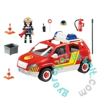 Playmobil City Action - Tűzoltó autó fénnyel és hanggal játékszett