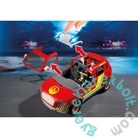 Playmobil City Action - Tűzoltó autó fénnyel és hanggal játékszett