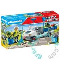 Playmobil - City Action - Várostakarítás elektromos járművel játékszett