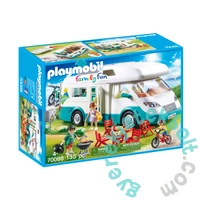 Playmobil - Family Fun - Családi lakókocsi játékszett (70088)