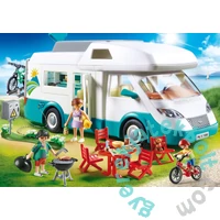 Playmobil - Family Fun - Családi lakókocsi játékszett (70088)