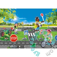 Playmobil - City Life - Kerékpároktatás játékszett