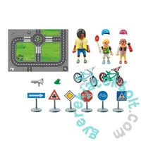 Playmobil - City Life - Kerékpároktatás játékszett