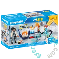 Playmobil - City Life - Kutató robotokkal játékszett (71450)