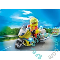 Playmobil - City Life - Mentőmotor villogó fénnyel játékszett