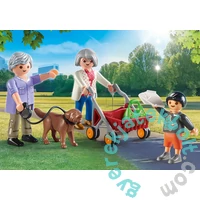Playmobil - City Life - Nagyszülők unokával játékszett