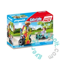 Playmobil - City Life - Starter Pack - Segway mentőakció kezdő játékszett