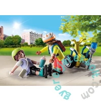 Playmobil - City Life - Starter Pack - Segway mentőakció kezdő játékszett